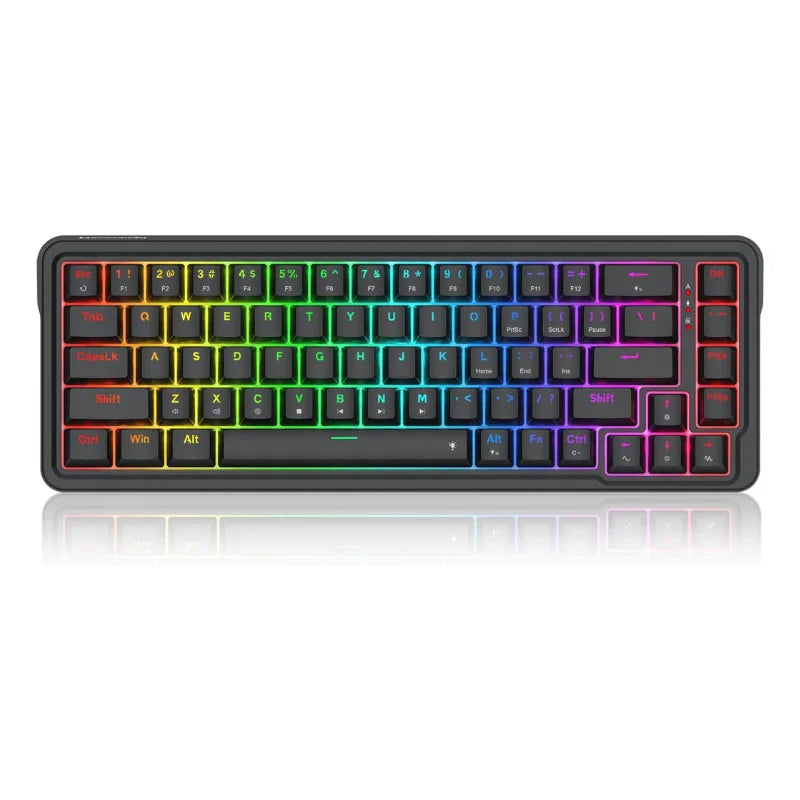 Redragon K709 65% Wired Gasket RGB 68 Keys Hot-Swap Mechanical 3-Layer Noise Dampening Gaming Keyboard