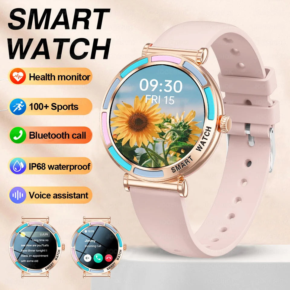 New Lady Fashion Smart Watch Women 1.27inch AMO...